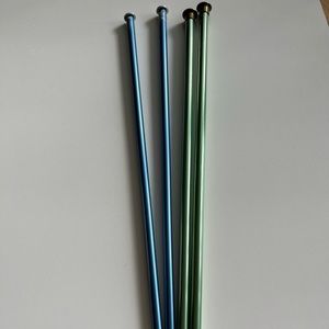 🎈Knitting supplies 4 for $10🎈Blue and green set of straight knitting needles